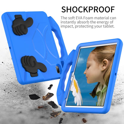 For iPad Air 11 2024 Children EVA Shockproof Tablet Case with Thumb Bracket(Blue) - iPad Air 11 2024 Cases by PMC Jewellery | Online Shopping South Africa | PMC Jewellery | Buy Now Pay Later Mobicred