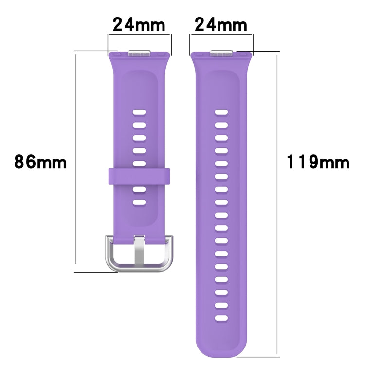 For Huawei Watch Fit3 Silicone Soft Watch Band + Clear Watch Protective Case Set(Sky Blue) - free shipping - PMc TechLife - Order now!