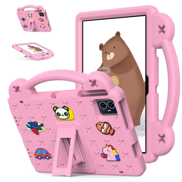 For Blackview Tab 80 10.1 2023 Handle Kickstand Children EVA Shockproof Tablet Case(Pink) - Others by PMC Jewellery | Online Shopping South Africa | PMC Jewellery | Buy Now Pay Later Mobicred