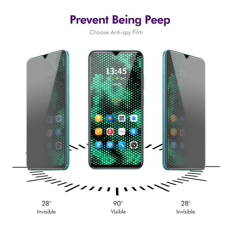 For Tecno Spark 10C ENKAY Hat-Prince 28 Degree Anti-peeping Privacy Tempered Glass Film - Tecno Tempered Glass by ENKAY | Online Shopping South Africa | PMC Jewellery | Buy Now Pay Later Mobicred