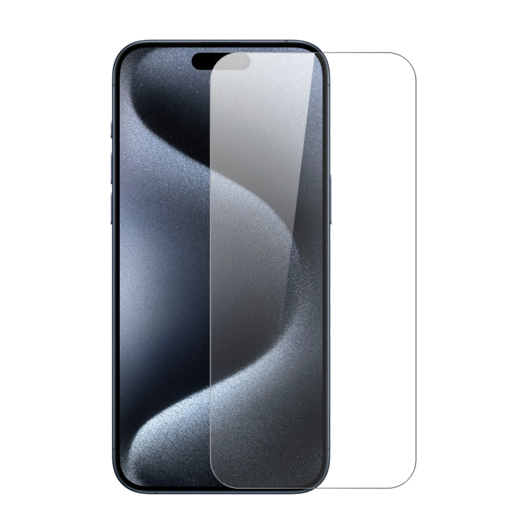 For iPhone 15 Pro Max NORTHJO 2pcs A++ Screen Protector Tempered Glass Film with Installation Frame - free shipping - PMC Jewellery - Order now!
