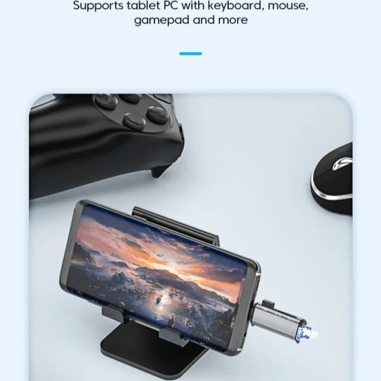 ADS-306 U-Disk Data Transfer Adapter USB / 8 Pin / Type-C Plug SD TF Card Reader - free shipping - PMC Jewellery - Order now!