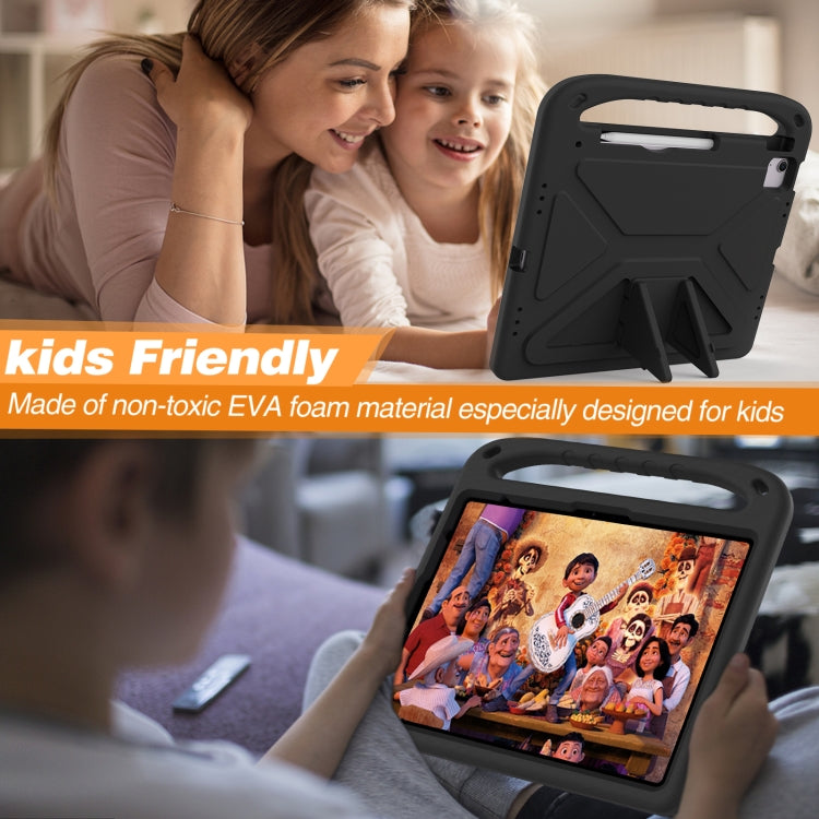 For iPad Pro 13 2024 Handle EVA Shockproof Tablet Case with Holder(Black) - iPad Pro 13 2024 Cases by PMC TechLife | Online Shopping South Africa | PMC TechLife | Buy Now Pay Later Mobicred