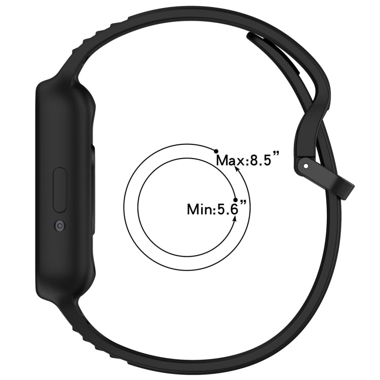 For  Huawei Band 9 NFC Two Color Frame Integrated Silicone Watch Band(Red) - free shipping - PMc TechLife - Order now!