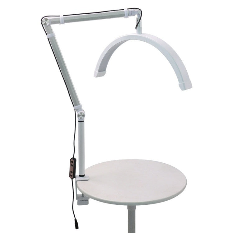 HD-M3X Pro 16 inch Adjustable Brightness Beauty Light Half Moon Light Eyelash Tech Lamp, Plug:UK Plug(White) - Selfie Light by PMC TechLife | Online Shopping South Africa | PMC TechLife | Buy Now Pay Later Mobicred