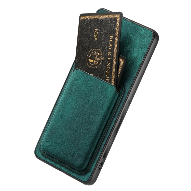 For Huawei Pura 70 Pro Retro Leather Card Bag Magnetic Phone Case(Green) - Huawei Cases by PMC Jewellery | Online Shopping South Africa | PMC Jewellery | Buy Now Pay Later Mobicred