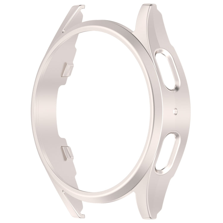 For Sansung Galaxy Watch 7 44mm Half Pack Hollow PC Watch Protective Case(Starlight) - Watch Cases by PMC TechLife | Online Shopping South Africa | PMC TechLife | Buy Now Pay Later Mobicred