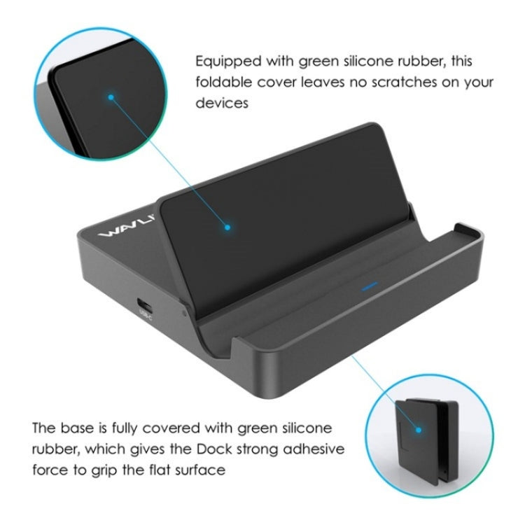 WAVLINK UHP3D01G Gigabit Ethernet USB 3.0 Multi-Function HUB 4K HD Docking Station(EU Plug) - free shipping - PMC Jewellery - Order now!