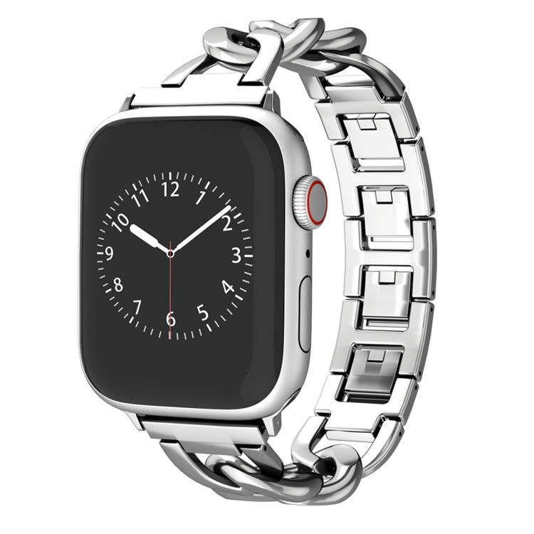 For Apple Watch Series 5 40mm Quick-Release Metal Chain Watch Band(Silver) - free shipping - PMC TechLife - Order now!