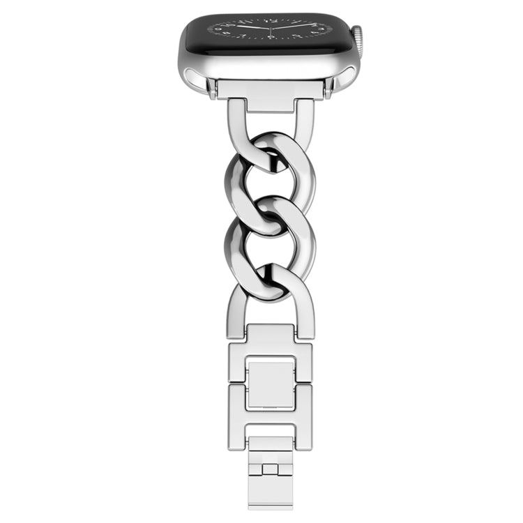 For Apple Watch Series 5 40mm Quick-Release Metal Chain Watch Band(Silver) - free shipping - PMC TechLife - Order now!