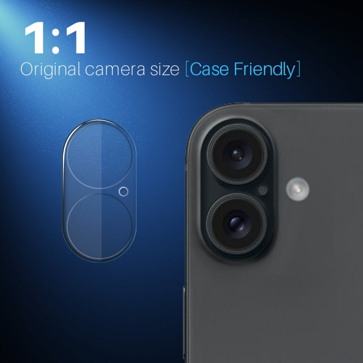 For iPhone 16 / 16 Plus NORTHJO Camera Lens Protector 3D HD Tempered Glass Film(Clear) - free shipping - PMC TechLife - Order now!