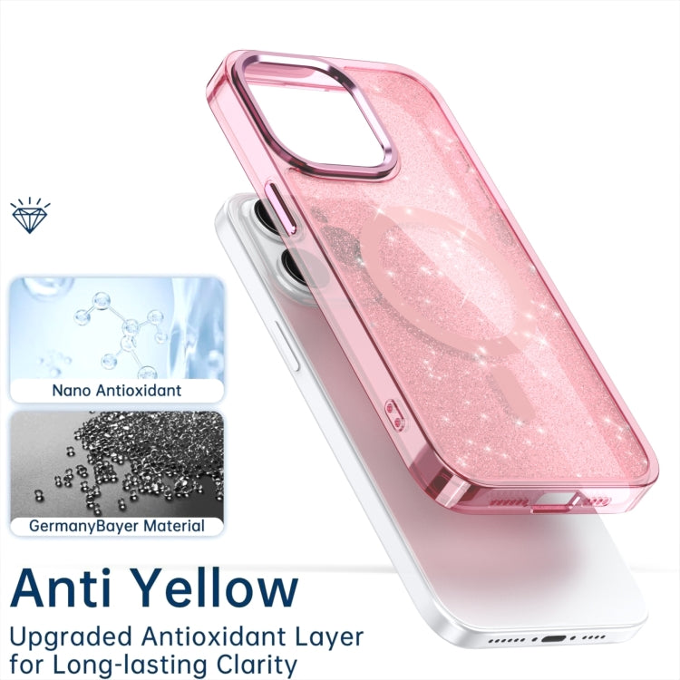 For iPhone 16 Glitter MagSafe Shockproof Phone Case(Black) - free shipping - PMC TechLife - Order now!