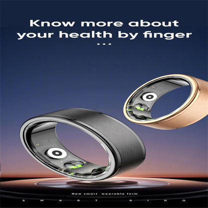 R03 SIZE 12 Smart Ring, Support Heart Rate / Blood Oxygen / Sleep / Multiple Sports Modes(Black) - Smart Rings / Smart Telephones by PMC Jewellery | Online Shopping South Africa | PMC Jewellery | Buy Now Pay Later Mobicred