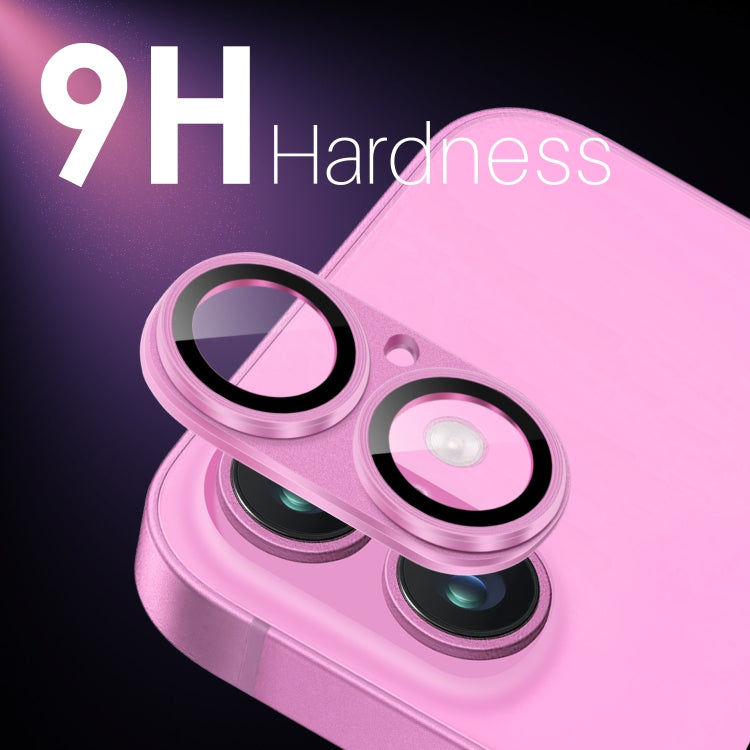 For iPhone 16 / 16 Plus NORTHJO Matte Camera Lens Protector Tempered Glass Rear Lens Film(Rose) - iPhone 16 Tempered Glass by NORTHJO | Online Shopping South Africa | PMC Jewellery | Buy Now Pay Later Mobicred