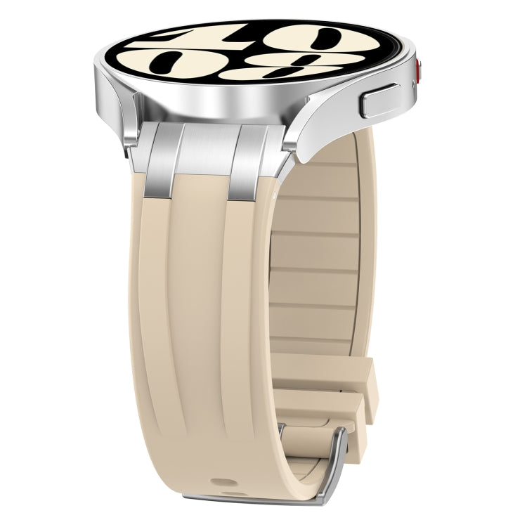 For Amazfit Bip S 20mm Quick Release Silver Buckle Royal Silicone Watch Band(Starlight) - free shipping - PMC TechLife - Order now!