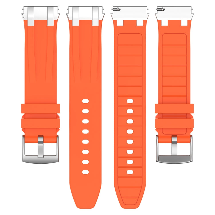 For Garmin Venu 3 22mm Quick Release Silver Buckle Royal Silicone Watch Band(Orange) - free shipping - PMC TechLife - Order now!