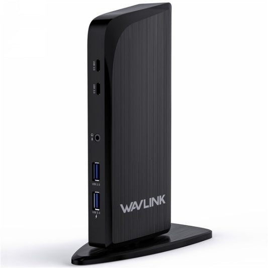 WAVLINK UG39PD1 13 in 1 Type-C Triple Monitors 4K HD Docking Station, Plug:UK Plug - Adapter by WAVLINK | Online Shopping South Africa | PMC Jewellery | Buy Now Pay Later Mobicred