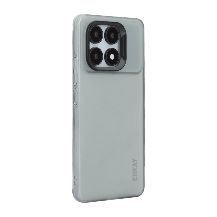 For Redmi K70 / K70 Pro ENKAY Hat-Prince Translucent Matte TPU Soft Phone Case(Grey) - K70 Pro Cases by ENKAY | Online Shopping South Africa | PMC Jewellery | Buy Now Pay Later Mobicred