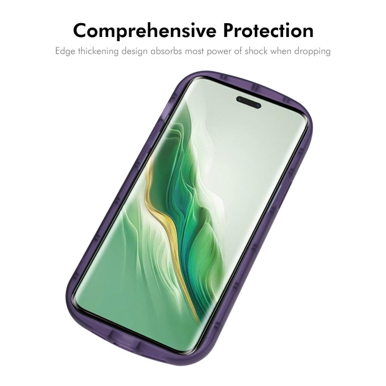 For Honor Magic6 ENKAY Hat-Prince Translucent Matte TPU Shockproof Phone Case(Purple) - Honor Cases by ENKAY | Online Shopping South Africa | PMC Jewellery | Buy Now Pay Later Mobicred