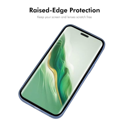 For Honor Magic6 Pro ENKAY Hat-Prince Translucent Matte TPU Phone Case with Lens Film + 3D Hot Bending Film(Blue) - Honor Cases by ENKAY | Online Shopping South Africa | PMC Jewellery | Buy Now Pay Later Mobicred