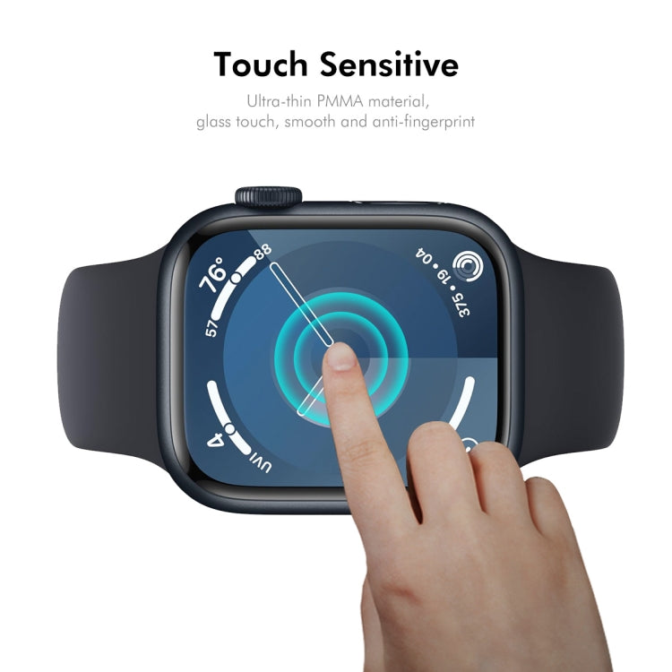 For Apple Watch Series 10 42mm 5pcs ENKAY 3D Full Coverage Soft PC Edge PMMA HD Screen Film - Screen Protector by ENKAY | Online Shopping South Africa | PMC TechLife | Buy Now Pay Later Mobicred