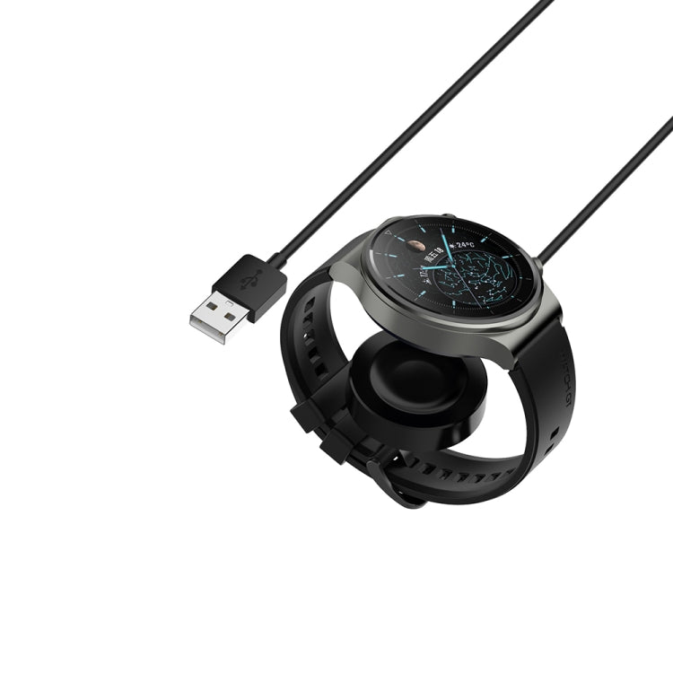 For Huawei Watch GT5 Pro 46mm USB Interface Integrated Smart Watch Charging Cable, Length: 1m(Black) - Charger by PMC TechLife | Online Shopping South Africa | PMC TechLife | Buy Now Pay Later Mobicred