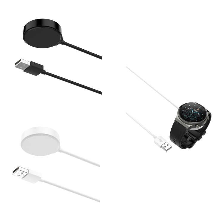 For Huawei Watch GT5 Pro 46mm USB Interface Integrated Smart Watch Charging Cable, Length: 1m(Black) - Charger by PMC TechLife | Online Shopping South Africa | PMC TechLife | Buy Now Pay Later Mobicred