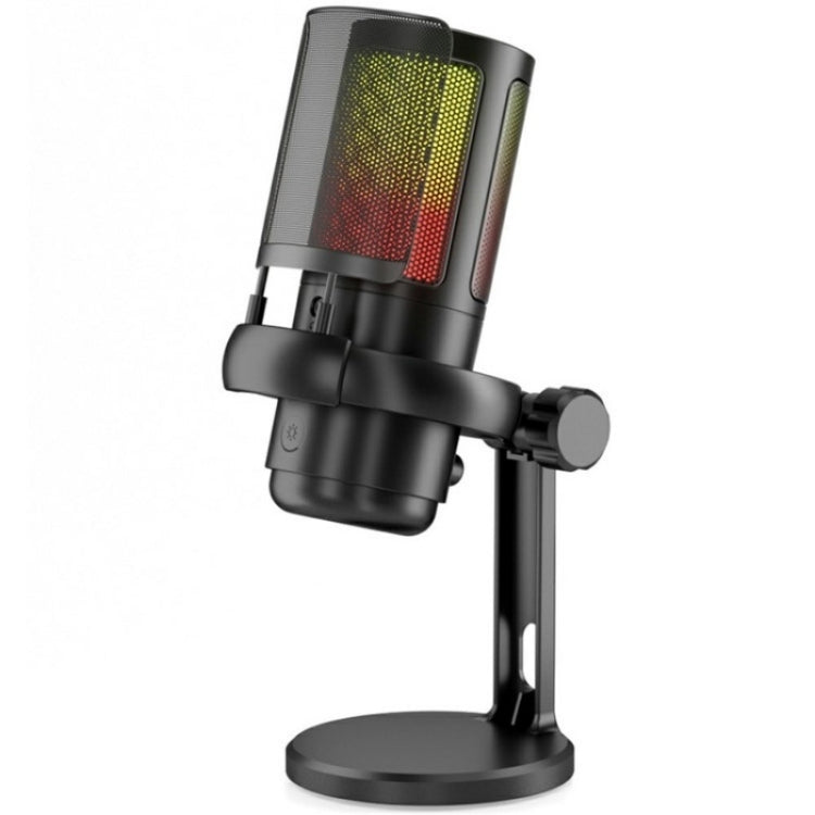 ME6P Professional USB Desktop Recording Microphone with RGB Light - Microphone by PMC Jewellery | Online Shopping South Africa | PMC Jewellery | Buy Now Pay Later Mobicred