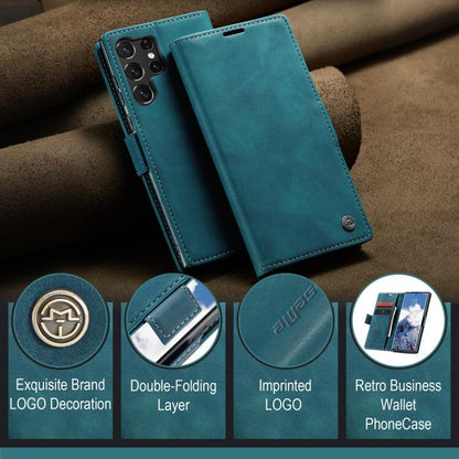 For Samsung Galaxy S25 Ultra 5G CaseMe 013 Multifunctional Horizontal Flip Leather Phone Case(Blue) - Galaxy S25 Ultra 5G Cases by CaseMe | Online Shopping South Africa | PMC Jewellery | Buy Now Pay Later Mobicred