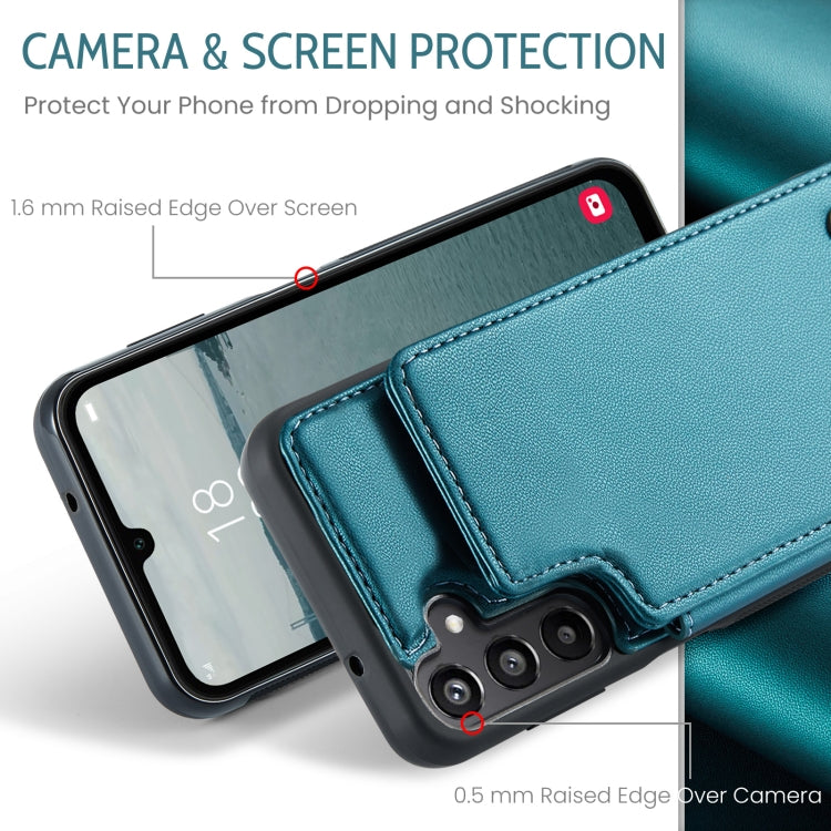 For Samsung Galaxy A16 5G CaseMe C22 Card Slots Holder RFID Anti-theft Phone Case(Green) - Galaxy Phone Cases by CaseMe | Online Shopping South Africa | PMC Jewellery | Buy Now Pay Later Mobicred