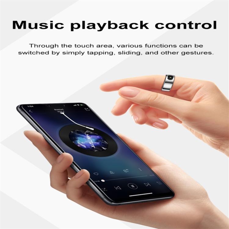R08 SIZE 11 Smart Ring, Support Heart Rate / Blood Oxygen / Sleep / Multiple Sports Modes(Black) - free shipping - PMC TechLife - Order now!