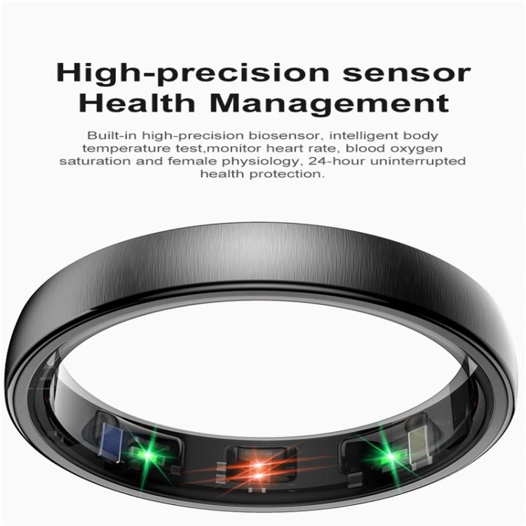 R10 SIZE 12 Smart Ring, Support Heart Rate / Blood Oxygen / Sleep / Multiple Sports Modes(Black) - free shipping - PMC TechLife - Order now!