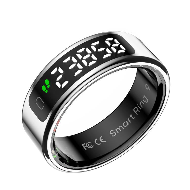 R11 SIZE 8 Smart Ring, Support Heart Rate / Blood Oxygen / Sleep / Multiple Sports Modes(Silver) - free shipping - PMC TechLife - Order now!
