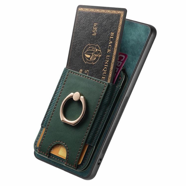 For Google Pixel 9a Retro Splitable Magnetic Stand Card Bag Leather Phone Case(Green) - Google Cases by PMC TechLife | Online Shopping South Africa | PMC TechLife | Buy Now Pay Later Mobicred