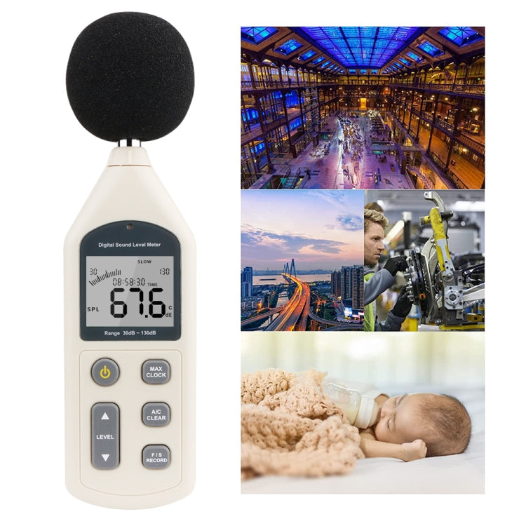 GM1357 Handy Digital Sound Level Meter Noise Meter - Light & Sound Meter by PMC Jewellery | Online Shopping South Africa | PMC Jewellery | Buy Now Pay Later Mobicred