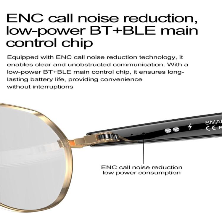 W100B Smart Glasses, Support AI Conversation / AI Intelligent Translation / Bluetooth Call(White) - free shipping - PMC TechLife - Order now!