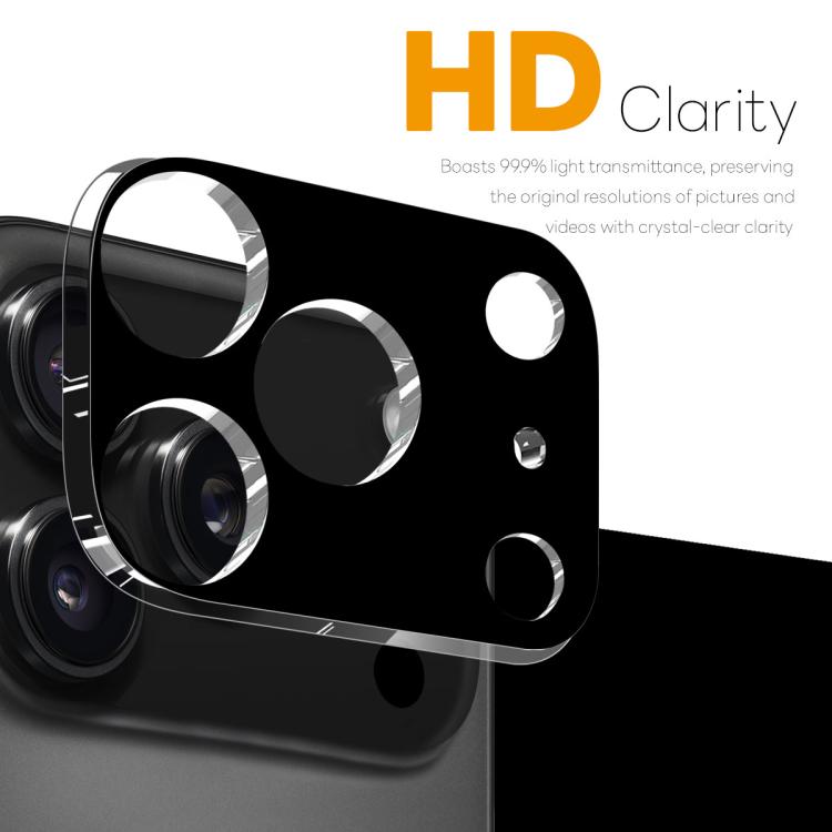 For iPhone 17 Pro Max 2pcs NORTHJO Camera Lens Protector 3D HD Tempered Glass Film(Black) - iPhone 17 Pro Max Tempered Glass by NORTHJO | Online Shopping South Africa | PMC TechLife | Buy Now Pay Later Mobicred