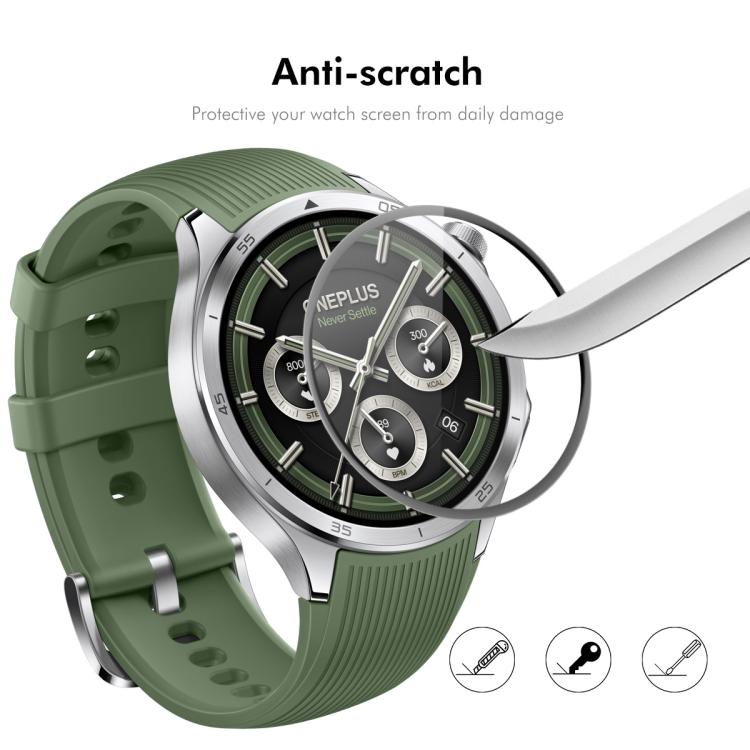For OnePlus Watch 3 46mm 2pcs ENKAY 3D Full Coverage Soft PC Edge PMMA HD Screen Protector Film - free shipping - PMC TechLife - Order now!