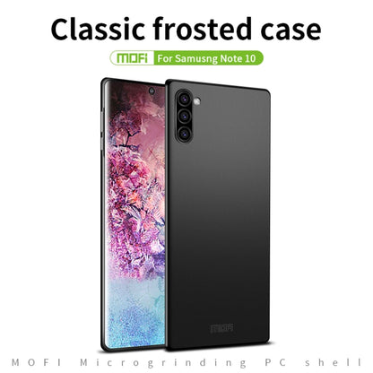 MOFI Frosted PC Ultra-thin Hard Case for Galaxy Note10(Black) - Galaxy Phone Cases by MOFI | Online Shopping South Africa | PMC Jewellery