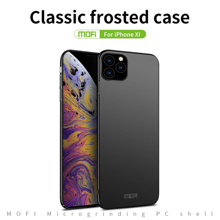 For iPhone 11 Pro MOFI Frosted PC Ultra-thin Hard Case (Black) - iPhone 11 Pro Cases by MOFI | Online Shopping South Africa | PMC TechLife | Buy Now Pay Later Mobicred