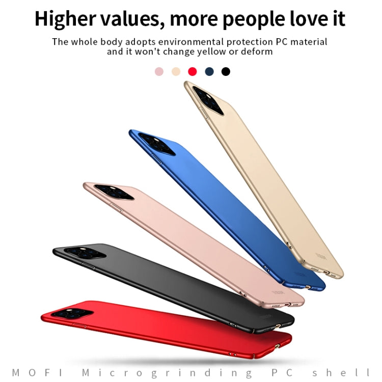 For iPhone 11 Pro Max MOFI Frosted PC Ultra-thin Hard Case (Red) - iPhone 11 Pro Max Cases by MOFI | Online Shopping South Africa | PMC Jewellery