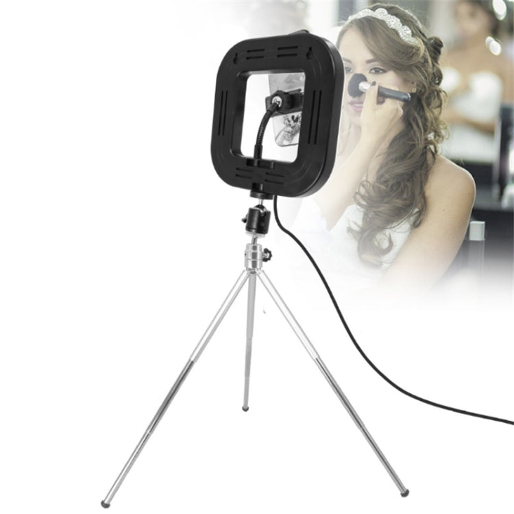 XWJ-D35B 28cm Dimmable LED Square Light With Tripod Net Red Live Fill Light Mobile Phone Bracket - Selfie Light by PMC Jewellery | Online Shopping South Africa | PMC Jewellery | Buy Now Pay Later Mobicred