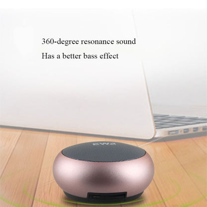 EWA A110mini High Hidelity Bluetooth Speaker Small Size High Power Bass, TWS Bluetooth Technology, Support TF(Rose Gold) - Desktop Speaker by EWA | Online Shopping South Africa | PMC Jewellery | Buy Now Pay Later Mobicred