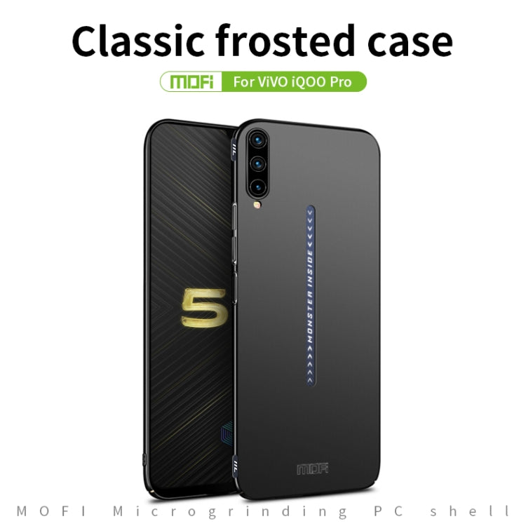 For ViVO iQOO Pro MOFI Frosted PC Ultra-thin Hard Case(Gold) - vivo Cases by MOFI | Online Shopping South Africa | PMC Jewellery