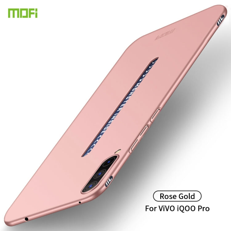For ViVO iQOO Pro MOFI Frosted PC Ultra-thin Hard Case(Rose gold) - vivo Cases by MOFI | Online Shopping South Africa | PMC Jewellery