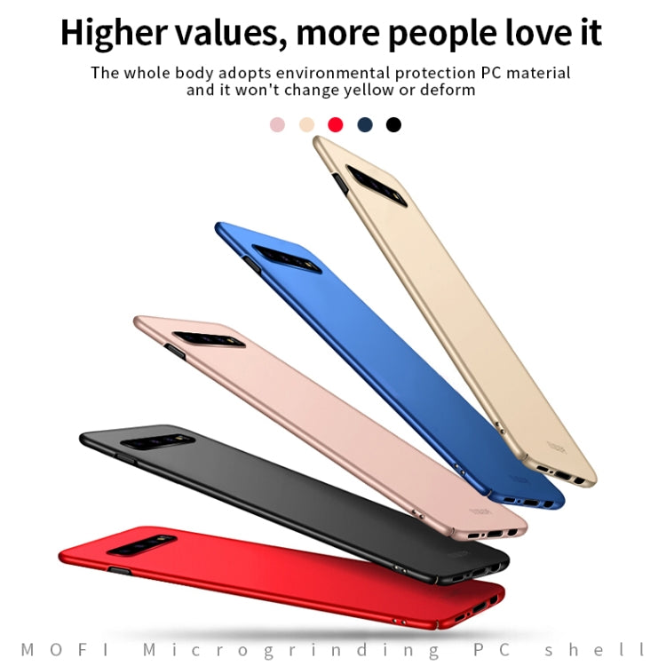 For Galaxy S10 MOFI Frosted PC Ultra-thin Hard Case(Black) - Galaxy Phone Cases by MOFI | Online Shopping South Africa | PMC TechLife