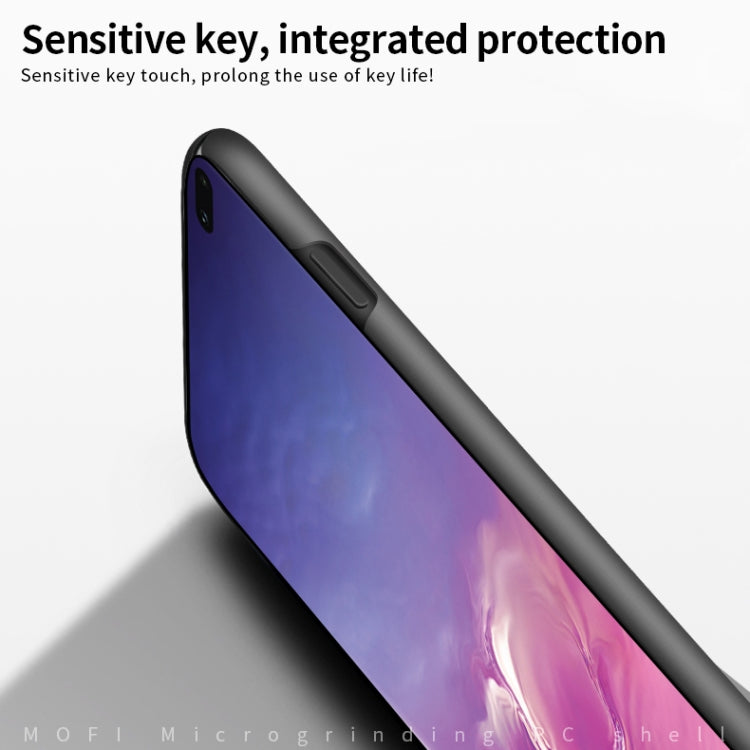 For Galaxy S10 MOFI Frosted PC Ultra-thin Hard Case(Black) - Galaxy Phone Cases by MOFI | Online Shopping South Africa | PMC TechLife