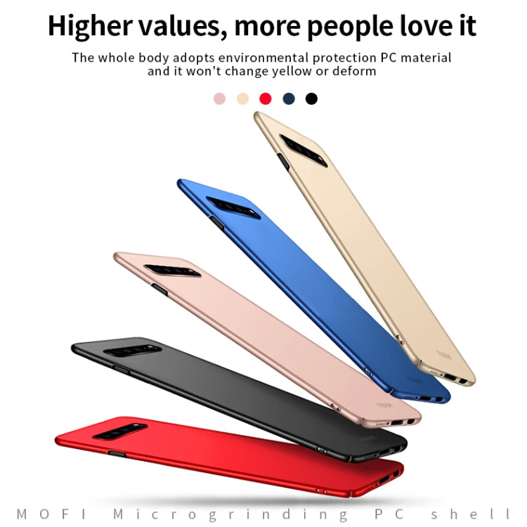 For Galaxy S10 5G MOFI Frosted PC Ultra-thin Hard Case(Black) - Galaxy Phone Cases by MOFI | Online Shopping South Africa | PMC TechLife