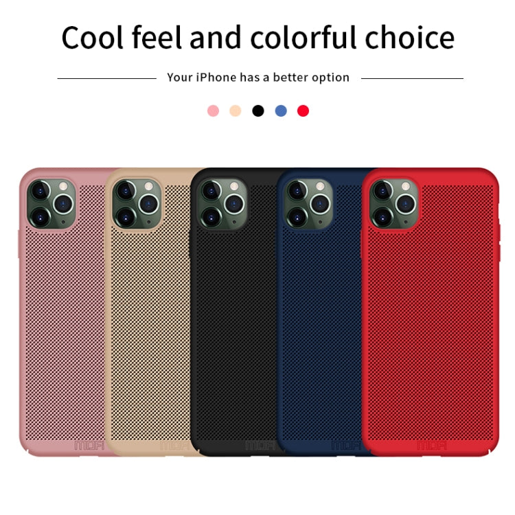 For iPhone 11 Pro MOFI Breathable PC Ultra-thin All-inclusive Protective Case(Red) - free shipping - PMC TechLife - Order now!