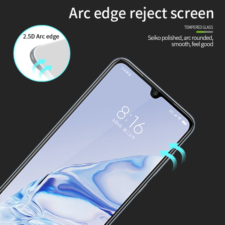 For Xiaomi 9 Pro MOFI 9H 2.5D Full Screen Tempered Glass Film(Black) -  by MOFI | Online Shopping South Africa | PMC Jewellery